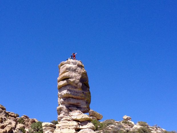 Photo of the day: Climbers on Hitchcock Pinnacle